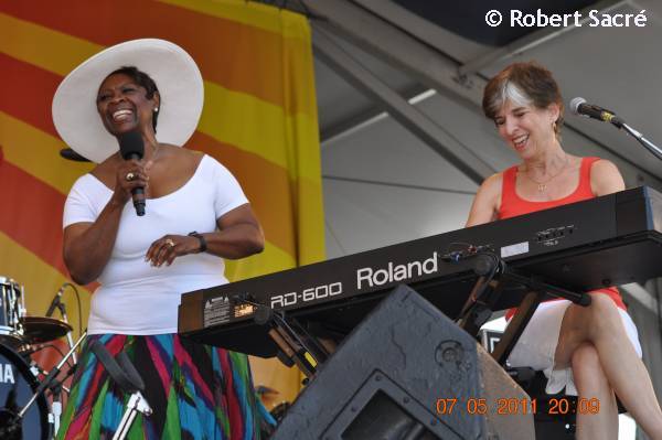 Irma Thomas et Marcia Ball (photo de Robert Sacre)