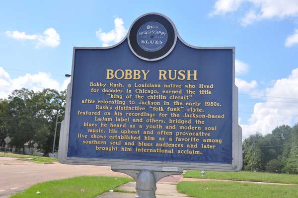 panneau Bobby Rush - photo de Jocelyn Richez
