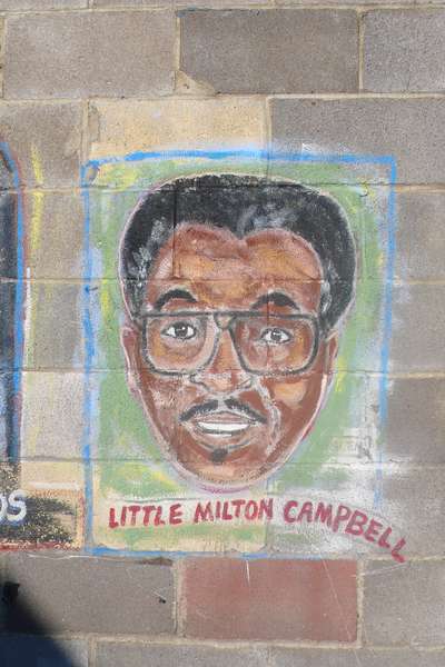 mur peint Little Milton - photo de Jocelyn Richez